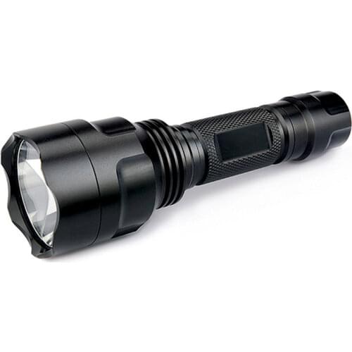 Tactical Flashlight C8 5-Mode White Light LED Flashlight Portable Torch 1000lm T6 LED Lamp Camping Torchlight 18650 Flashlight
