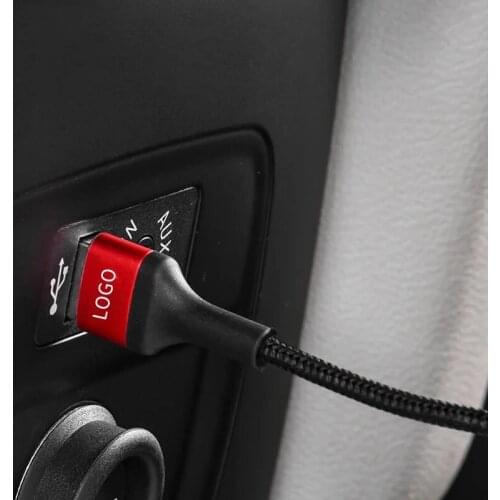 For BMW MINI COOPER iPhone iPad Type-c Android Mobile Phone USB Cable Data Wire Fast Charging