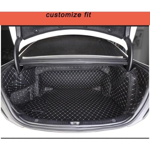 High qualty Leather Car Trunk Mat Cargo Liner for Mercedes Benz E200 E300 E320 E400 2009-2019 2018 2016 W212 W213 Accessories