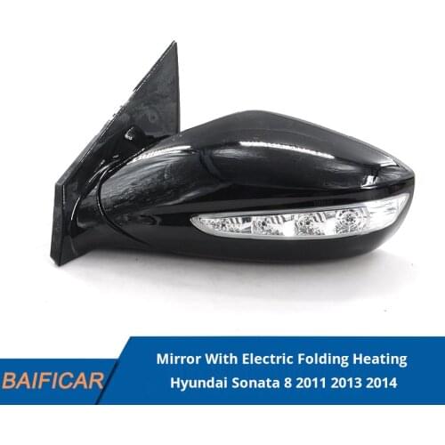 Baificar Brand New Rearview Outdoor Mirror With Turn Signal Light Electric Folding Heating For Hyundai Sonata 8 2011 2013 2014