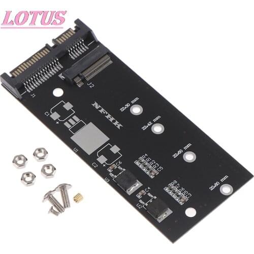 1set efficiency M.2 SSD Convert Adapter Card AHCI SSD Upgraded Kit for revision (1.5/3.0/6.0 Gbps) NGFF