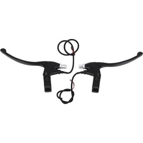 1 Pair Electric Bike Brake Lever Aluminium Brake Lever Handle Electric Bike Brake Lever Grip Electric Scooter E-bike Parts