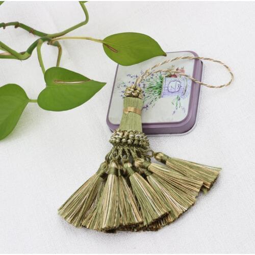 1Pc Curtain Ties Small Pendant Gold Tassel Hanging Room Decorative Curtains Accessories Key Tassel Pendant For Curtain Tiebacks