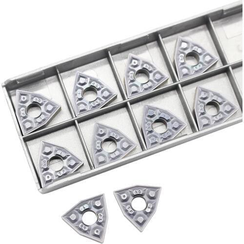 20PCS WNMG080404 TF IC907 External Turning Tools Carbide Insert Lathe Cutter Tool Tokarnyy Turning Insert