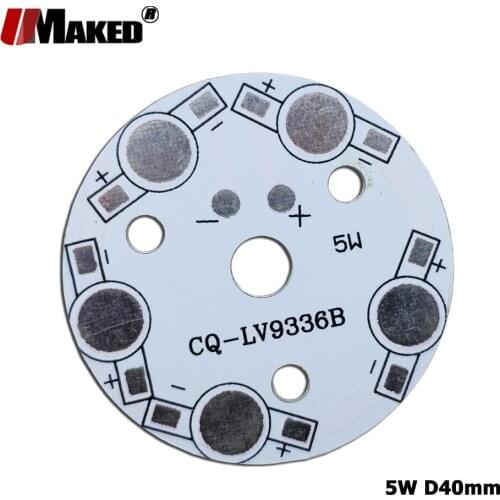 5W Dia40mm LED PCB Heatsink 1W3W5W High Power LEDs Install Aluminun Lamp Plate 1 3 5W Panel for LED blub Spotlight Downlight DIY