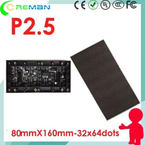 Alibaba express high quality led rental display screen p2.5 module price , rgb full color p2.5 led panel for diy led sign scree