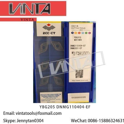 Free shipping high quality 10pcs/lots YBM153 YBG205 DNMG110404-EF cnc carbide turning inserts