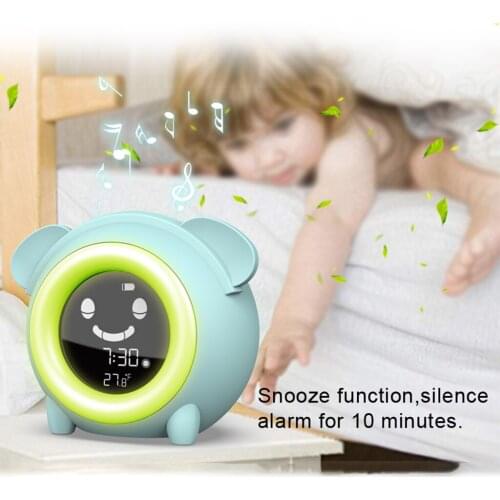 Kids Alarm Clock Bedside Wake Up Digital Clock Nap Timer for Boys Girls