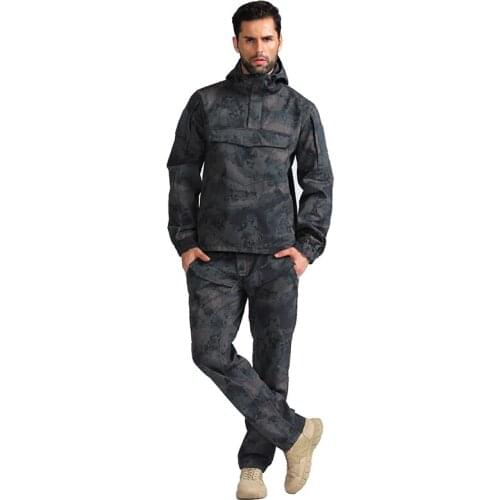 Camouflage Frog Suit Men Outdoor Army Military Uniform Tactical Navy Combat CS Sets (Jacket Pants) Multicam Size M-2XL