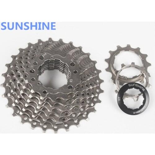 SUNSHINE Freewheel 11-28T Road Bicycle Cassette Flywheel 9 Speed Bike High Tension Steel Free Wheel