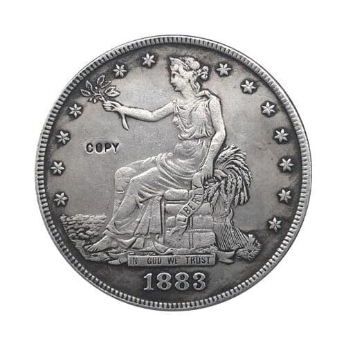 1883 Trade Dollar COIN COPY