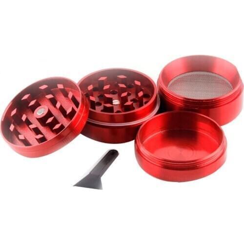 Alloy black red tobacco smoke smoking cigar cigarette chop pipe tobacco grinder mill mills home decoration crafts products