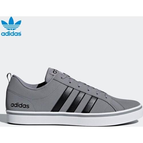 Original Adidas Vs Pace Lifestyle Male Nubuck Gray Sports Shoes B74318 Adidas Men 'S Casual Sneaker