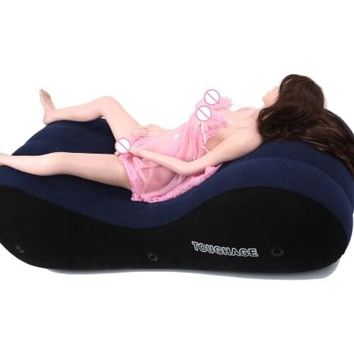 Inflatable Erotic Love Chair Sofa Bed Home Furniture Sexy Passion Adults Love Chaise Floor Air Sofas With Handcuffs