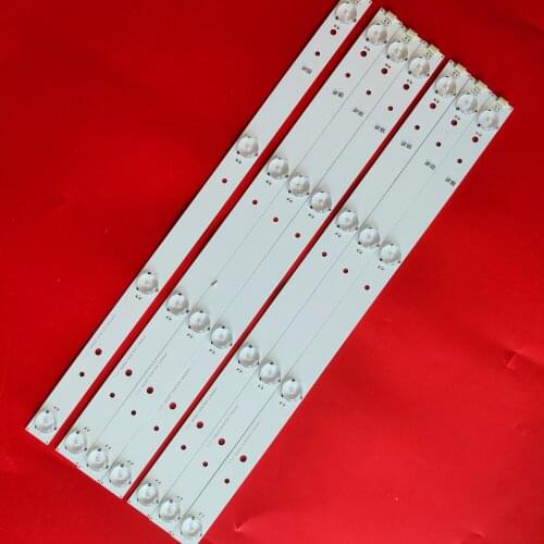 7pcs/set New and Original For Hisense LED43K300U LED43EC200/210D LED43K5100U light strip SVH420AA7 4LED REV02/00 4 light 40.2CM