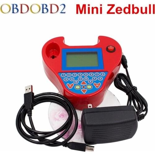 Latest Version V508 Super Mini ZedBull Smart Zed-Bull Key Transponder Black / Red Support Multi-Languages Key Programmer