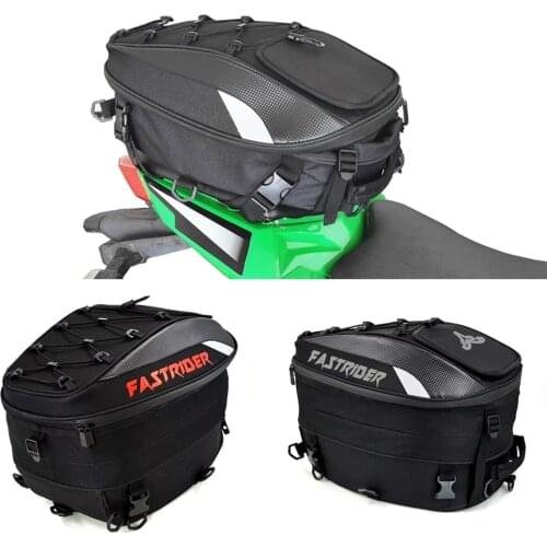 Genuine Waterproof Motorcycle Tail Bag Multifunction Brand New Motorcycle Rear Seat Bag High Capacity Motorcycle Rider Backpack