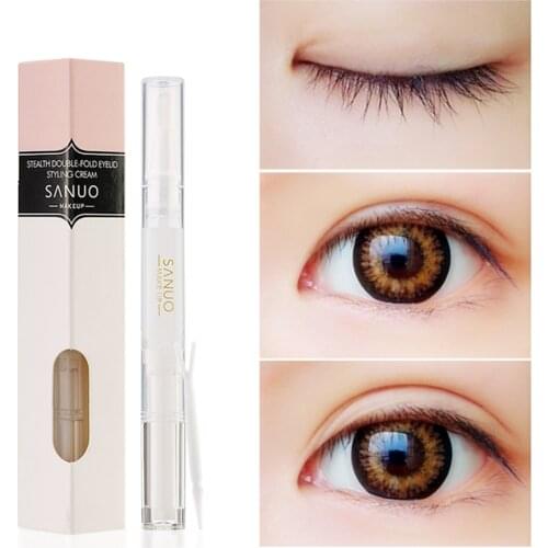 Professional Invisible Double Eyelids Big Eye Not Glue Transparent Eyelid Super Stretch Fold Lift Eyes Styling Strong Adhesive