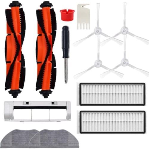 14 Pcs for XIAOMI MIJIA G1 Mi Robot Vacuum-Mop Main Roller Brush Cover Hepa Filter Mop Cloth Rag