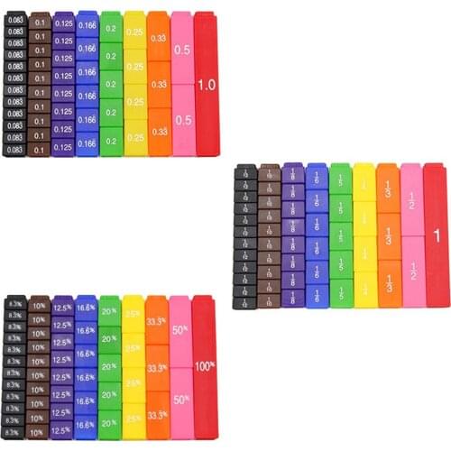 RAINBOW FRACTIONS BLOCKS 6yrs+ Maths Home Learning Material