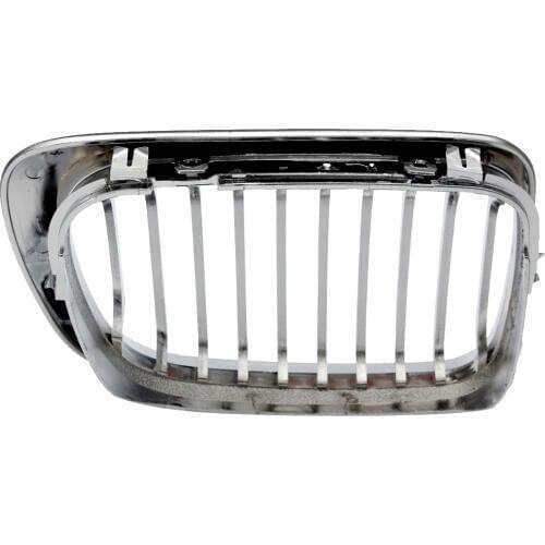 2 Pieces Silver Front Bumper Grille Grill For BMW E46 M3 325Ci 3 Series