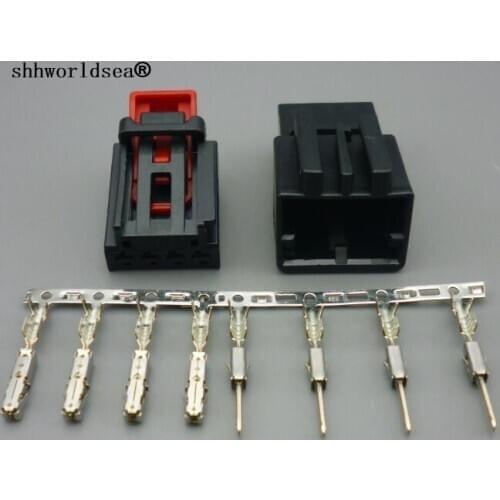 Shhworldsea 4 Pin/Way Female Male Car Taillight Chair Connector Plug For VW Sagitar Magotan Golf Tail lamp 3AA972714 7N0972704