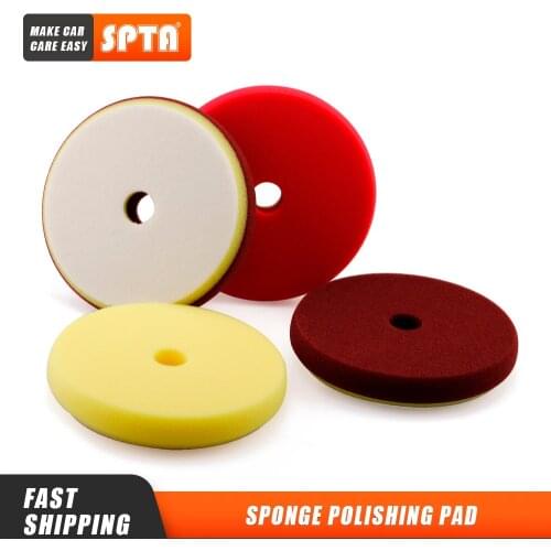 SPTA 3inch &5inch Polishing Pad Car Polishing Sponge Disk Auto Coarse Medium and Fine Waxing Polishing Disk