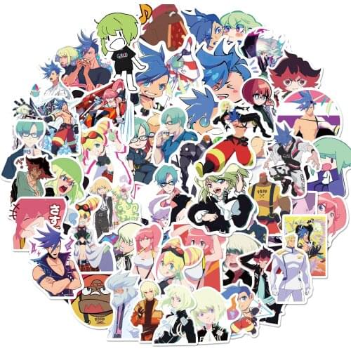 10/50PCS ANIME STICKER PROMARE Sticker Waterproof PVC Skateboard Luggage Motorcycle Guitar Kid Sticker