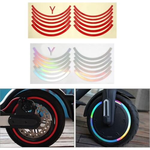 Wheel Hubs Protective Reflective Sticker for M365 Pro 1s Electric Scooter
