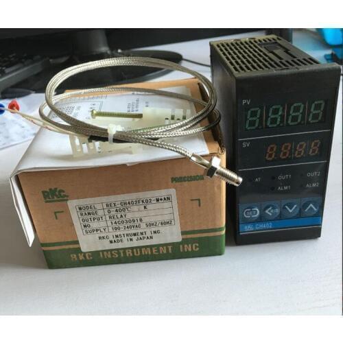 CH402 RKC temperature controller thermostat CH402FK02-M*AN-NN with 1M thermocouple K RELAY output