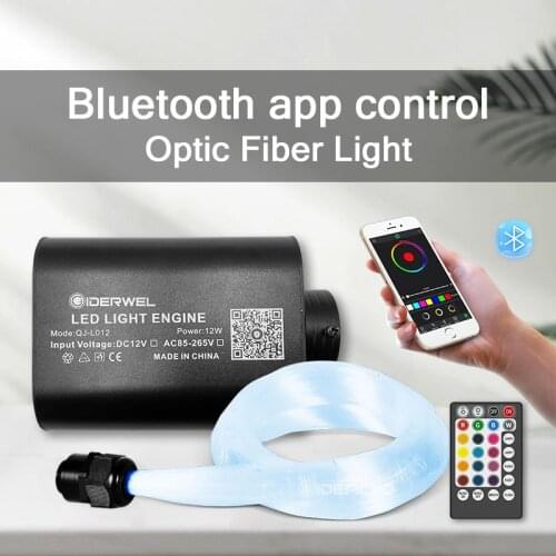 Smart fiber optic ceiling lights APP control Starry Sky Effect Ceiling Optical Fiber Cable for Car Decoration ambient lighting