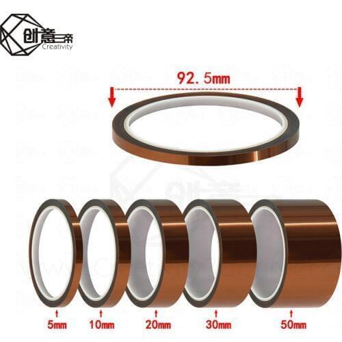 High Temperature Heat BGA Tape Thermal Insulation Tape Polyimide Adhesive Insulating adhesive Tape 3D printing Board protection