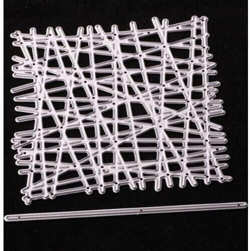 YINISE Metal Cutting Dies For Scrapbooking Stencils Fence DIY PAPER Album Cards Decoration Embossing Folder Die CUT Cutter Tools