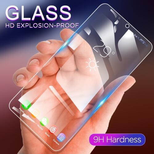 Full Cover Tempered Glass For Xiaomi Mi Max3 Mix3 A1 Mi9 SE Mi8 Explore Protective Glass Redmi 6A Note 5 6 Pro Screen Protector