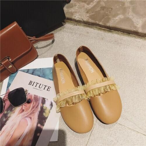 Flat Shoes Women Autumn Slip On Shoes For Women Loafers Moccasin Womens Zapatos Mujer Ballet Flats Womens Shoes Woman W33-06