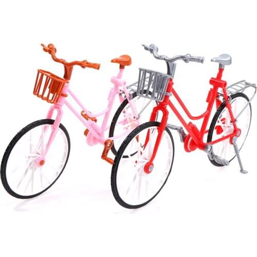 1pcs 1:6 Doll Large Bicycle Bicycle Environmental Protection Material Toy Dollhouse Accessories