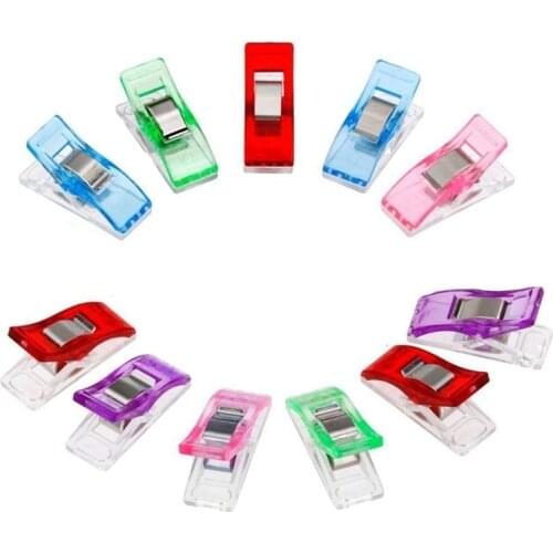5000pcs Colorful Plastic Clips For Patchwork Sewing DIY Crafts, Quilt Quilting Clip Clover Wonder Clip 2.7*1CM
