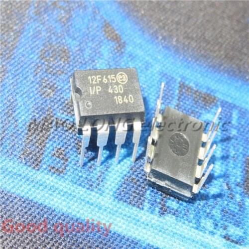 2PCS/LOT PIC12F615-I/P DIP-8 PIC12F615 DIP 8-bit PIC microcontrollers 12F615 DIP8 In Stock new original