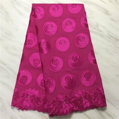 5 Yards Swiss Lace Fabric 2021 Latest Lace Embroidery African Cotton Fabric Swiss Tulle Lace Popular Dubai Style HM4939