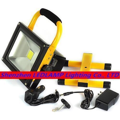8pcs/lot 30W Rechargeable LED Floodlight Waterproof Outdoor LED Flood Light Emergency LED Light Camping Light DHL Free Shipping