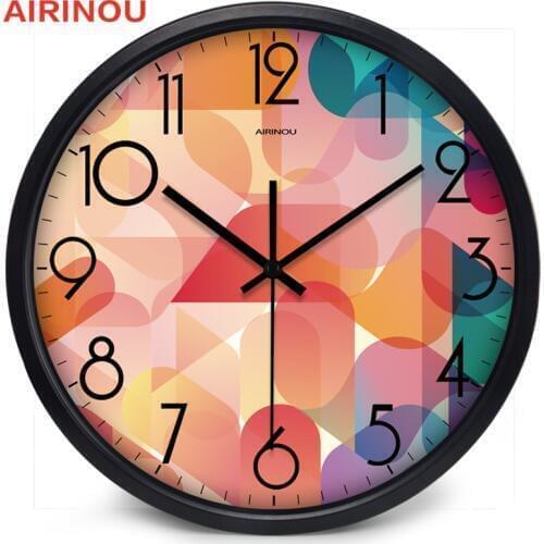 Airinou Colorful World Colorful Dream Creative Wall clock, 2016 New Design Quartz Clock