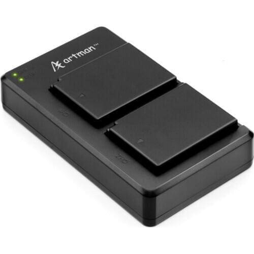 Artman 2-Pack LP-E10 Batteries and USB Dual Battery Charger