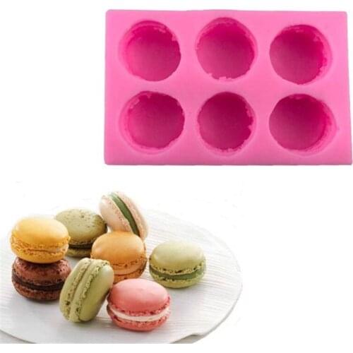Aouke Macaron Silicone Mold DIY Pudding Dessert Donut Cake Baking Decoration Food 3D Macaron Silicone Mold