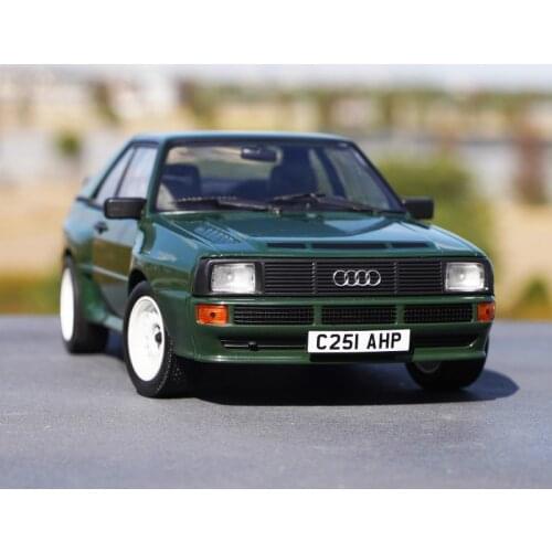 Authentic classic green toy vehicle for 1:18 NOREV Audi Sport Quattro 1985 alloy simulation car models