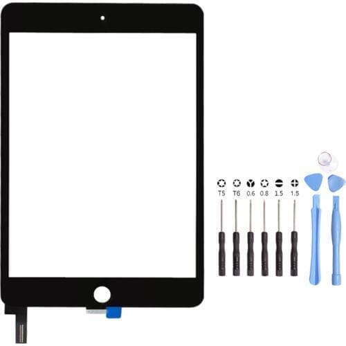 For iPad Mini 4 4th Gen 7.9" A1538 A1550 Digitizer Touch Screen Front Outer Glass Panel With Tools