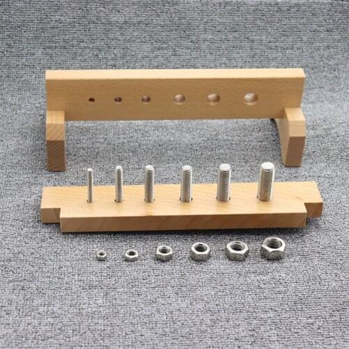 Montessori Screw Driver Board Basic Skills Educational Toys Teaching Aids