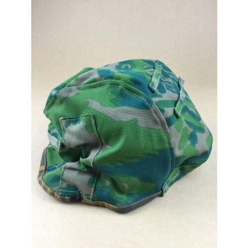 WWII GERMAN ELITE PALM TREE CAMO M35 M40 REVERSIBLE SOLDIER HELMET COVER
