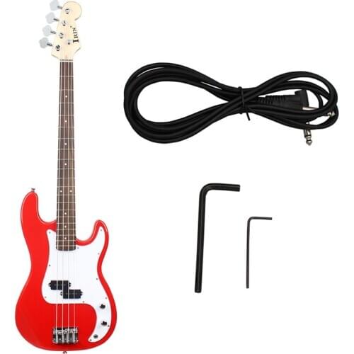 Electric Bass multi-color Optional Blue Black Sunset Red Wood For Adults EGT12