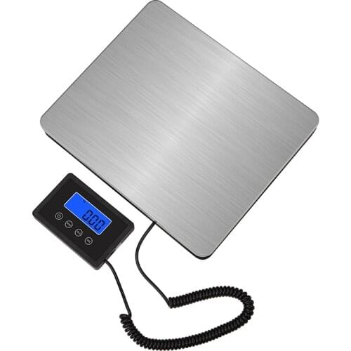 180kg Portable Stainless Steel Platform Electronic Balance Digital Postal Scale LCD Display Floor weighing Scale