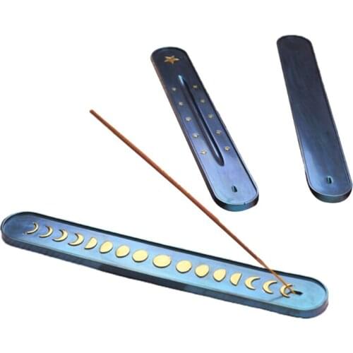 Incense Holder Mold Moon Phase Incense Sticks Holder Silicone Mold Incense Burner Ashes Catcher Epoxy Resin Casting Mold